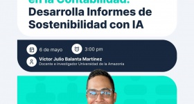 Webinar en Transformación Digital en la Contabilidad: Desarrolla Informes de Sostenibilidad Con IA